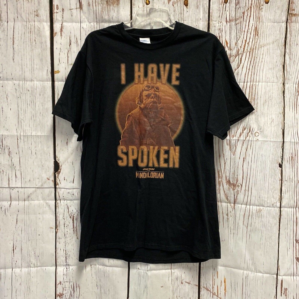 Large Star Wars The Mandalorian I HAVE SPOKEN Unisex T Shirt